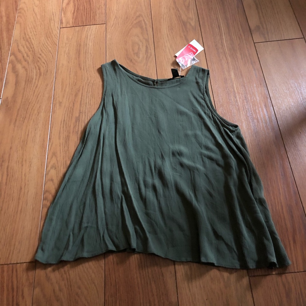 Green Forever 21 blouse